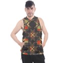 Abstract geometric design    Men s Sleeveless Hoodie View1