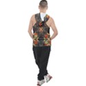 Abstract geometric design    Men s Sleeveless Hoodie View2