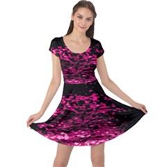 Rose Waves Flow Series 1 Cap Sleeve Dress by DimitriosArt