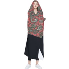 Floral Wearable Blanket by Sparkle