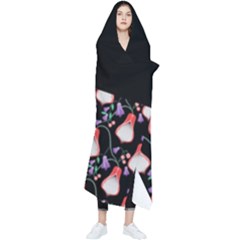 Floral Wearable Blanket by Sparkle