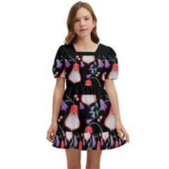 Floral Kids  Short Sleeve Dolly Dress by Sparkle