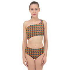 Floral Spliced Up Two Piece Swimsuit by Sparkle