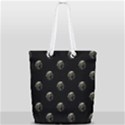 Creepy Head Sculpture With Respirator Motif Pattern Full Print Rope Handle Tote (Small) View2