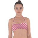 Abstract Cookies Halter Bandeau Bikini Top View1