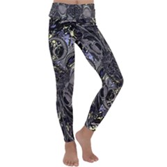 The Pollinator Kids  Lightweight Velour Classic Yoga Leggings by MRNStudios