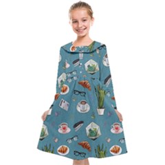 Fashionable Office Supplies Kids  Midi Sailor Dress by SychEva