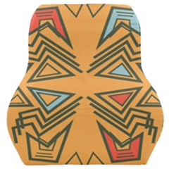 Abstract Pattern Geometric Backgrounds   Car Seat Back Cushion  by Eskimos