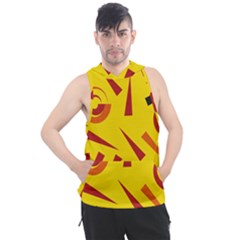 Abstract Pattern Geometric Backgrounds   Men s Sleeveless Hoodie by Eskimos