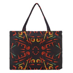 Abstract Pattern Geometric Backgrounds   Medium Tote Bag by Eskimos