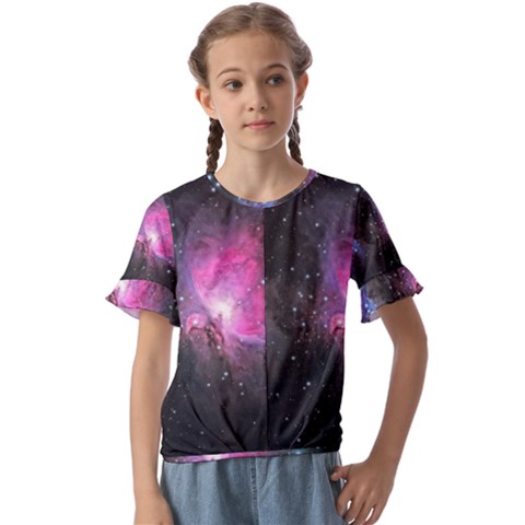 M42 Kids  Cuff Sleeve Scrunch Bottom Tee by idjy