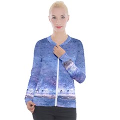 Gouttes D eau Galaxy Casual Zip Up Jacket by kcreatif