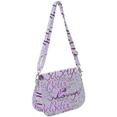 3cl3ctix Wordart Saddle Handbag by 3cl3ctix