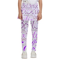 3cl3ctix Wordart Kids  Skirted Pants