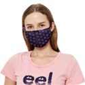 Weed Pattern Crease Cloth Face Mask (Adult) View1