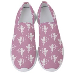 Cupid Pattern Men s Slip On Sneakers by Valentinaart