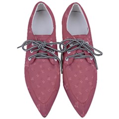 Floral Pattern Pointed Oxford Shoes by Valentinaart