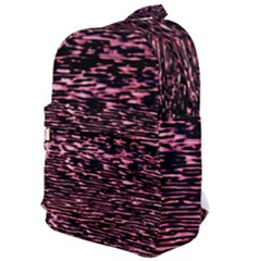 Pink  Waves Flow Series 11 Classic Backpack by DimitriosArt