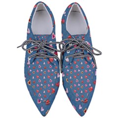 Sweet Hearts Pointed Oxford Shoes by SychEva