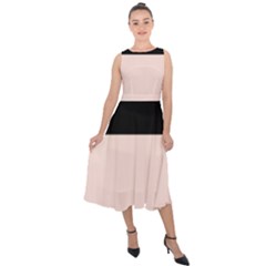 Janet1 Midi Tie-back Chiffon Dress by Janetaudreywilson