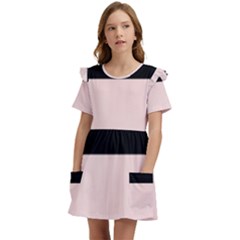 Janet1 Kids  Frilly Sleeves Pocket Dress by Janetaudreywilson