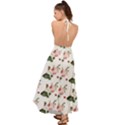 Love Spring Floral Backless Maxi Beach Dress View2