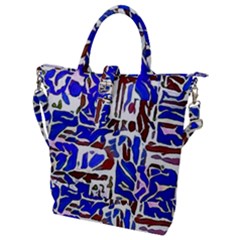 River Buckle Top Tote Bag by MijizaCreations