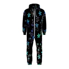 Flowers Pattern Hooded Jumpsuit (kids) by Sparkle