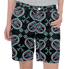 Abstract Pattern Geometric Backgrounds   Pocket Shorts by Eskimos