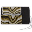 Gold Glitter Marble Background 2 Pen Storage Case (L) View2