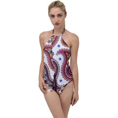 Paisley Pattern Go With The Flow One Piece Swimsuit by befabulous