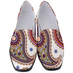 Paisley Pattern Women s Classic Loafer Heels by befabulous