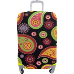 Paisley Pattern Design Luggage Cover (large) by befabulous