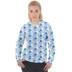 Flowers Pattern Women s Overhead Hoodie by Sparkle