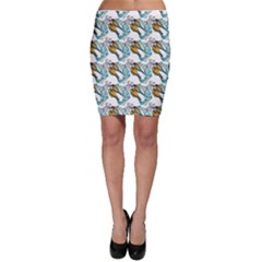 Nature Birds Bodycon Skirt by Sparkle