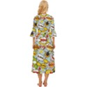 Comic Pow Bamm Boom Poof Wtf Pattern 1 Midsummer Wrap Dress View4