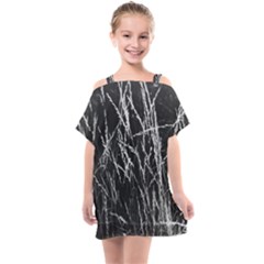 Field Of Light Abstract 3 Kids  One Piece Chiffon Dress by DimitriosArt