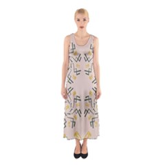 Abstract Pattern Geometric Backgrounds   Sleeveless Maxi Dress by Eskimos