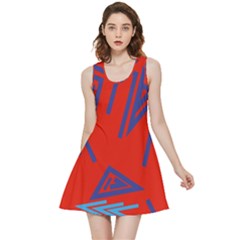 Abstract Pattern Geometric Backgrounds   Inside Out Reversible Sleeveless Dress by Eskimos