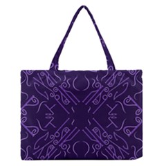 Abstract Pattern Geometric Backgrounds   Zipper Medium Tote Bag by Eskimos