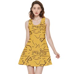 Abstract Pattern Geometric Backgrounds   Inside Out Reversible Sleeveless Dress by Eskimos