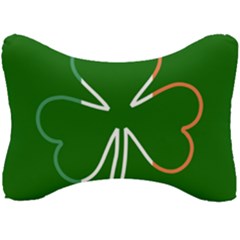 Shamrock Irish Clover St Patrick Seat Head Rest Cushion by yoursparklingshop