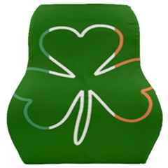 Shamrock Irish Clover St Patrick Car Seat Back Cushion  by yoursparklingshop