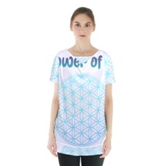 Flower Of Life  Skirt Hem Sports Top by tony4urban