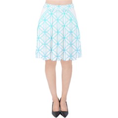 Flower Of Life  Velvet High Waist Skirt by tony4urban