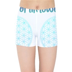 Flower Of Life  Kids  Sports Shorts by tony4urban