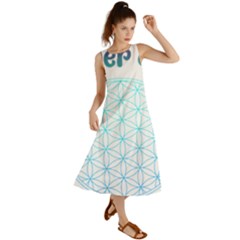 Flower Of Life  Summer Maxi Dress by tony4urban