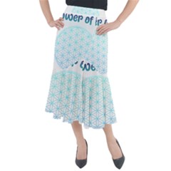 Flower Of Life  Midi Mermaid Skirt by tony4urban