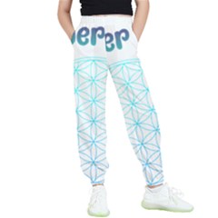 Flower Of Life  Kids  Elastic Waist Pants by tony4urban