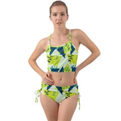 Abstract Pattern Geometric Backgrounds   Mini Tank Bikini Set by Eskimos